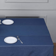 14x108" Faux Denim Polyester Table Top Runner Party Decorations - Dark Blue RUN_DENM