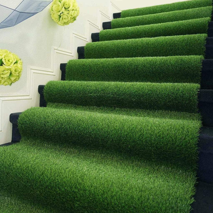 15 sq ft Eco-friendly Artificial Green Grass Mat Carpet Rug - 5 x 3 ft RUN_GRN01_3x5