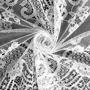 15" x 117" Premium Lace Table Runner with Scalloped Edges