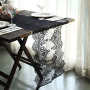 15" x 117" Premium Lace Table Runner with Scalloped Edges