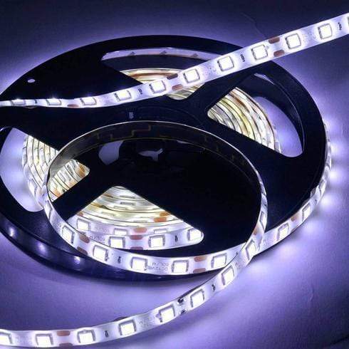 16 ft 300 RGB LED Waterproof Strip Light - White LEDSTR09_WHT