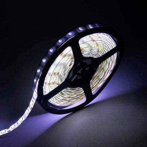 16 ft 300 RGB LED Waterproof Strip Light - White LEDSTR09_WHT