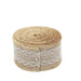 16 ft Burlap Ribbon with Lace Gifts Party Decorations - Natural and White RIB_JUTE_LACE2_NAT
