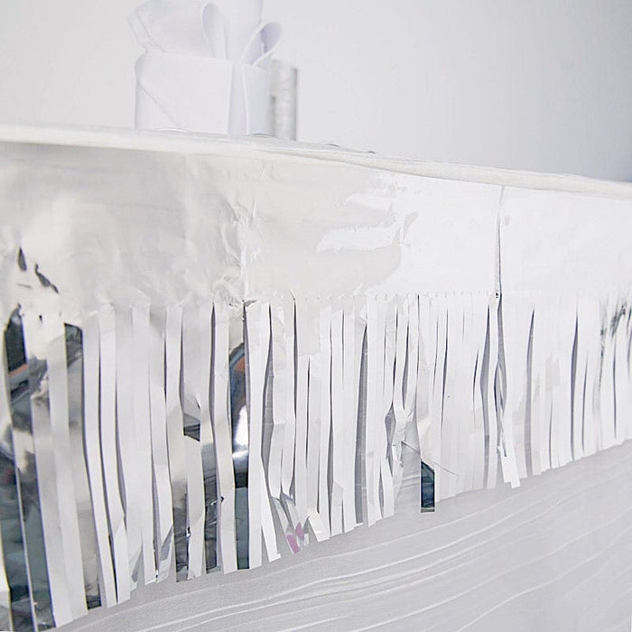16 ft Metallic Foil Fringe Tassels Hanging Garland
