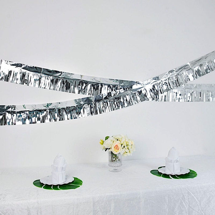 16 ft Metallic Foil Fringe Tassels Hanging Garland