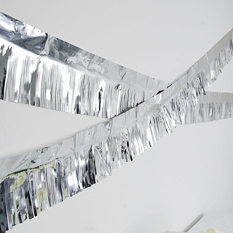 16 ft Metallic Foil Fringe Tassels Hanging Garland