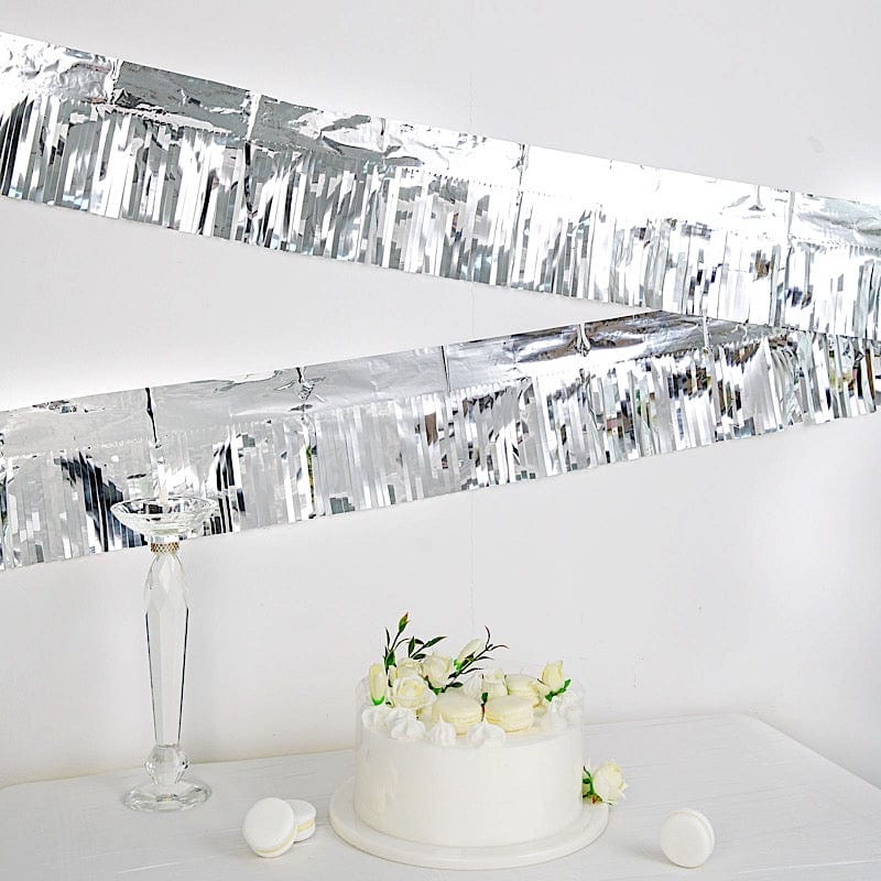 16 ft Metallic Foil Fringe Tassels Hanging Garland