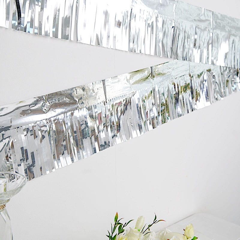 16 ft Metallic Foil Fringe Tassels Hanging Garland