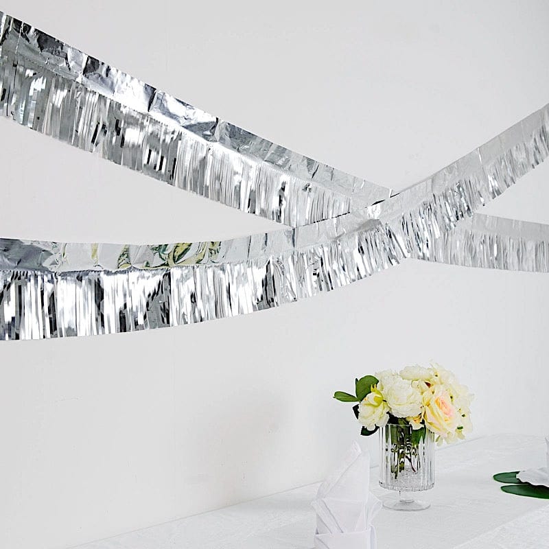 16 ft Metallic Foil Fringe Tassels Hanging Garland