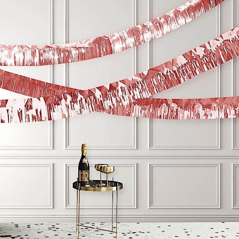 16 ft Metallic Foil Fringe Tassels Hanging Garland