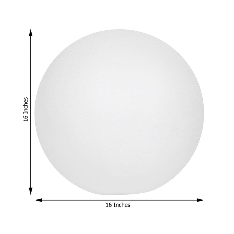 16" LED Ball Orb Battery Operated Floating Pool Light - Assorted LED_BALL15_16