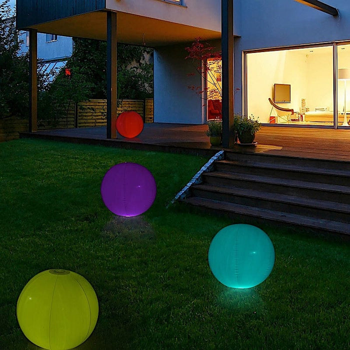 16" LED Ball Orb Inflatable Floating Pool Light - Assorted LED_BALL14_16