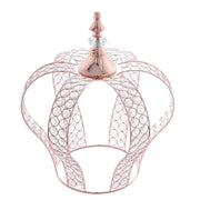 16" tall Metal Crystal Beaded Royal Crown Cake Topper CAKE_CROWN02_14_054
