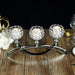 16" wide Candelabra Beaded Globes Candle Holders Centerpiece