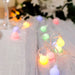 16ft LED Bulbs Battery Operated Fairy String Lights Garland with Remote