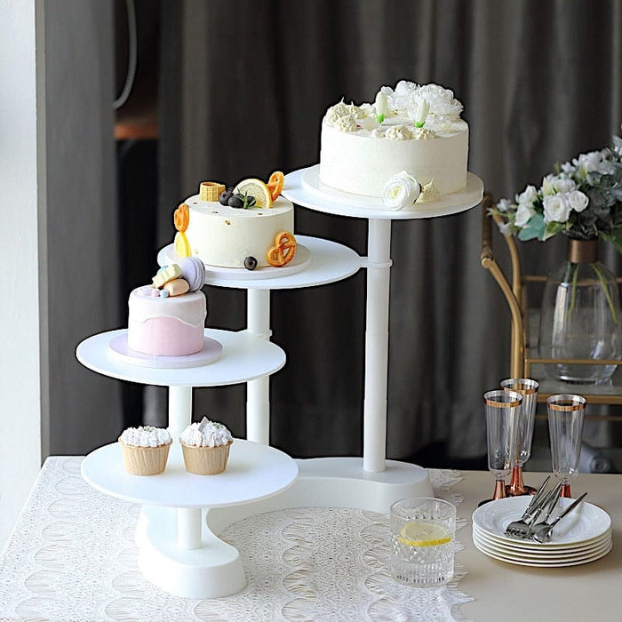 Wedding Antique Look Pillar Cake Stand - Gold - Wedding Wish
