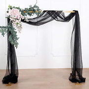 18 ft Sheer Organza Backdrop Curtain Window Drape Panel