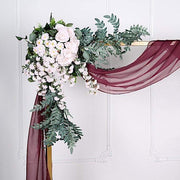 18 ft Sheer Organza Backdrop Curtain Window Drape Panel