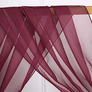 18 ft Sheer Organza Backdrop Curtain Window Drape Panel