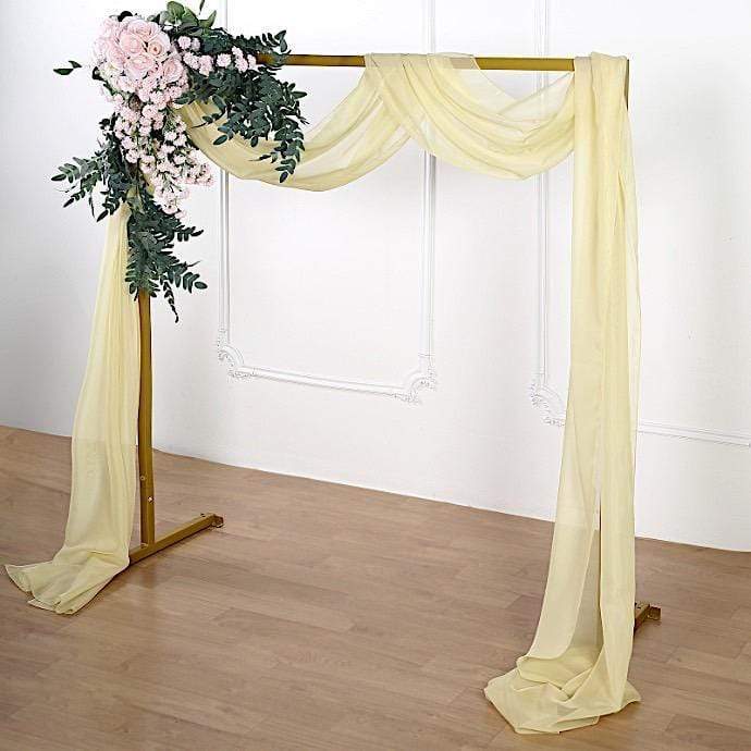 18 ft Sheer Organza Backdrop Curtain Window Drape Panel