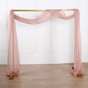 18 ft Sheer Organza Backdrop Curtain Window Drape Panel