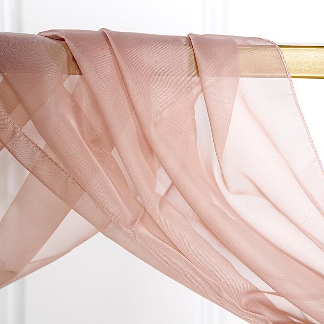 18 ft Sheer Organza Backdrop Curtain Window Drape Panel