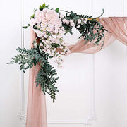 18 ft Sheer Organza Backdrop Curtain Window Drape Panel