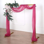 18 ft Sheer Organza Backdrop Curtain Window Drape Panel