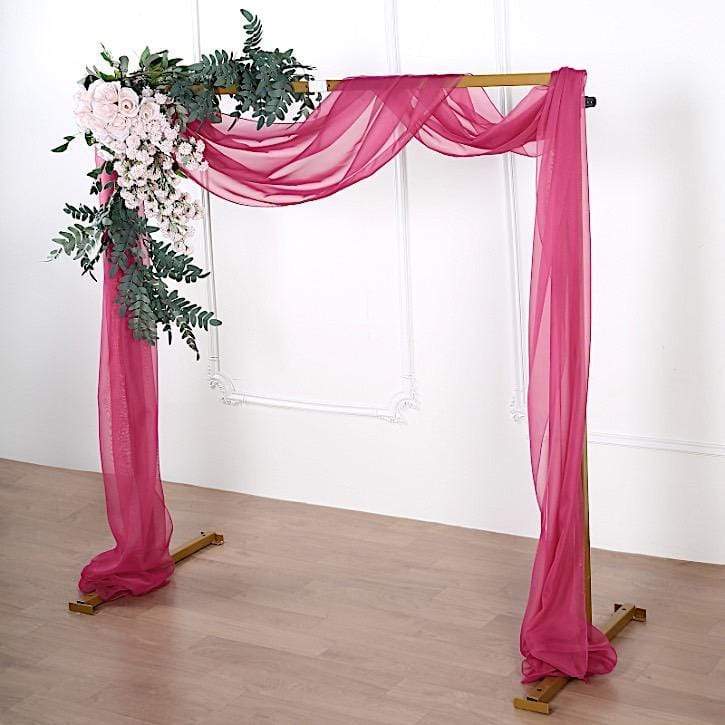 18 ft Sheer Organza Backdrop Curtain Window Drape Panel