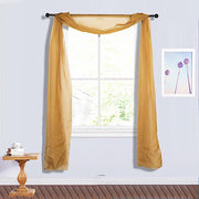 18 ft Sheer Organza Backdrop Curtain Window Drape Panel