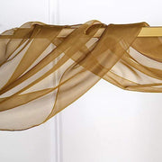 18 ft Sheer Organza Backdrop Curtain Window Drape Panel
