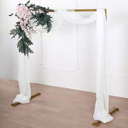 18 ft Sheer Organza Backdrop Curtain Window Drape Panel - Ivory CUR_PAN24_IVR