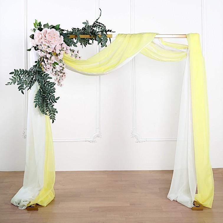 18 ft Sheer Organza Backdrop Curtain Window Drape Panel
