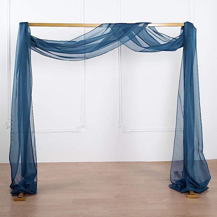 18 ft Sheer Organza Backdrop Curtain Window Drape Panel