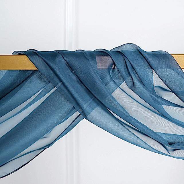 18 ft Sheer Organza Backdrop Curtain Window Drape Panel