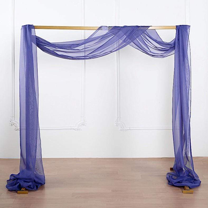18 ft Sheer Organza Backdrop Curtain Window Drape Panel