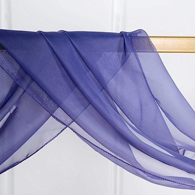 18 ft Sheer Organza Backdrop Curtain Window Drape Panel