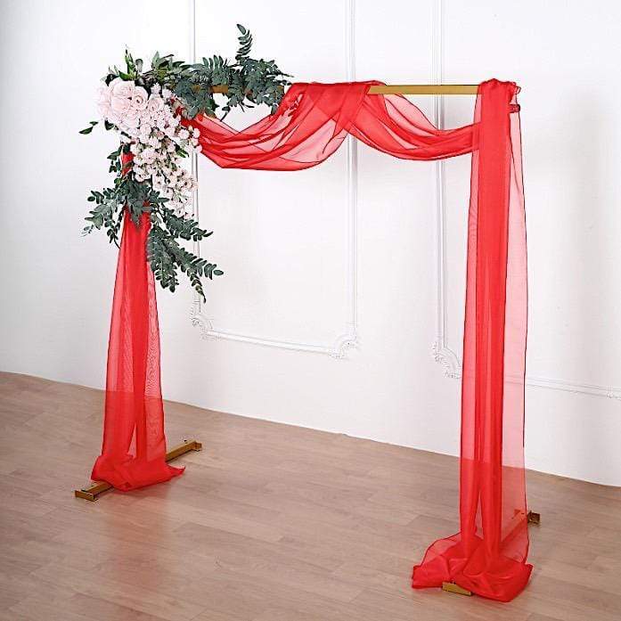 18 ft Sheer Organza Backdrop Curtain Window Drape Panel