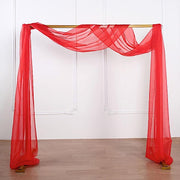 18 ft Sheer Organza Backdrop Curtain Window Drape Panel