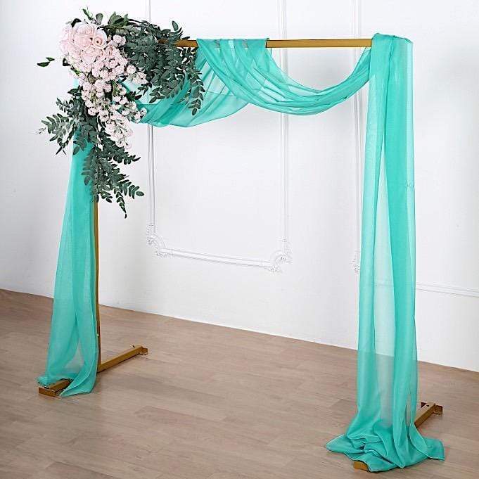 18 ft Sheer Organza Backdrop Curtain Window Drape Panel