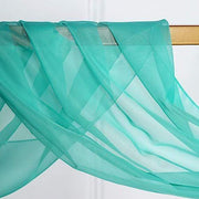 18 ft Sheer Organza Backdrop Curtain Window Drape Panel