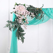 18 ft Sheer Organza Backdrop Curtain Window Drape Panel
