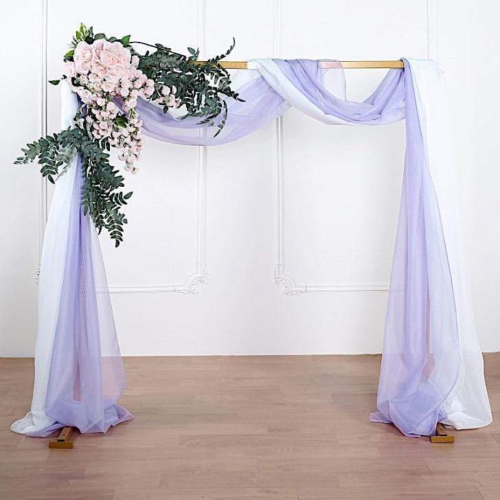 18 ft Sheer Organza Backdrop Curtain Window Drape Panel