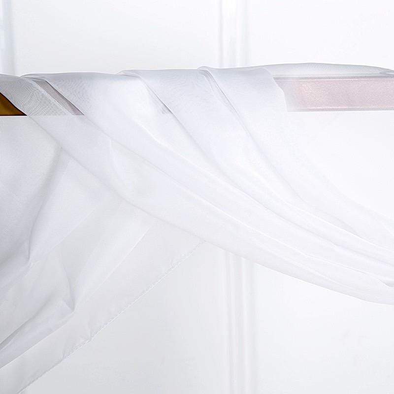 18 ft Sheer Organza Backdrop Curtain Window Drape Panel