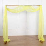 18 ft Sheer Organza Backdrop Curtain Window Drape Panel