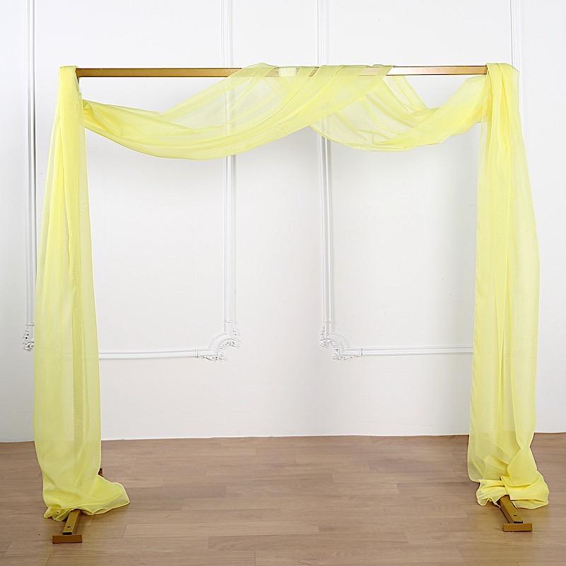 18 ft Sheer Organza Backdrop Curtain Window Drape Panel
