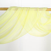 18 ft Sheer Organza Backdrop Curtain Window Drape Panel