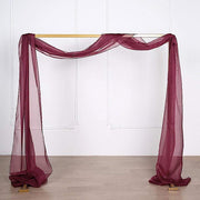 18 ft Sheer Organza Backdrop Curtain Window Drape Panel