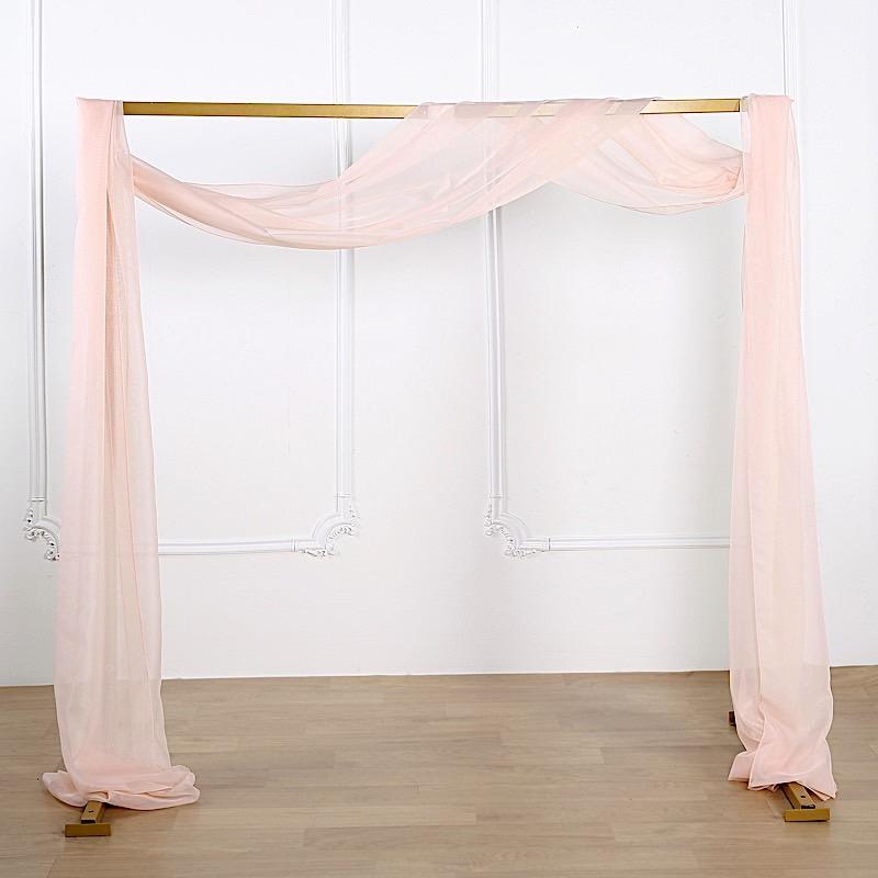 18 ft Sheer Organza Backdrop Curtain Window Drape Panel