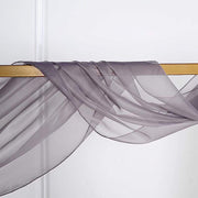 18 ft Sheer Organza Backdrop Curtain Window Drape Panel